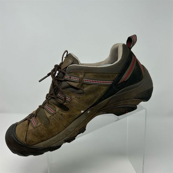 KEEN Targhee II Men's Waterproof Hiking Boots Brown Leather Size 13 Durable - Picture 4 of 15